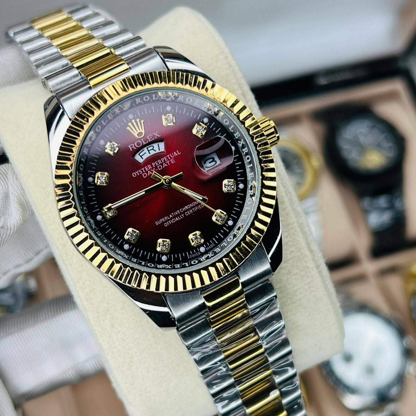 Rolex Day-Date style timepiece