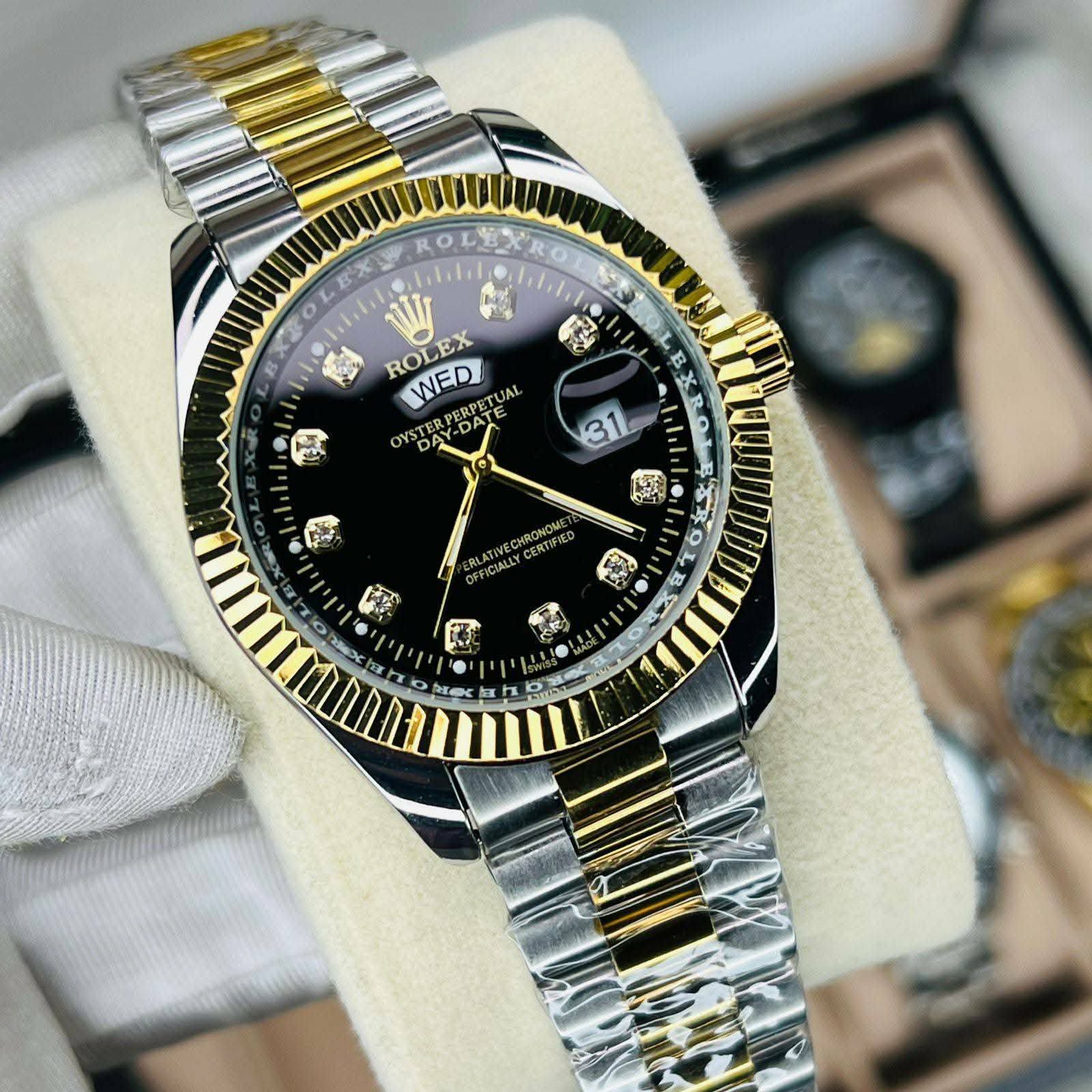 Rolex Day-Date style timepiece