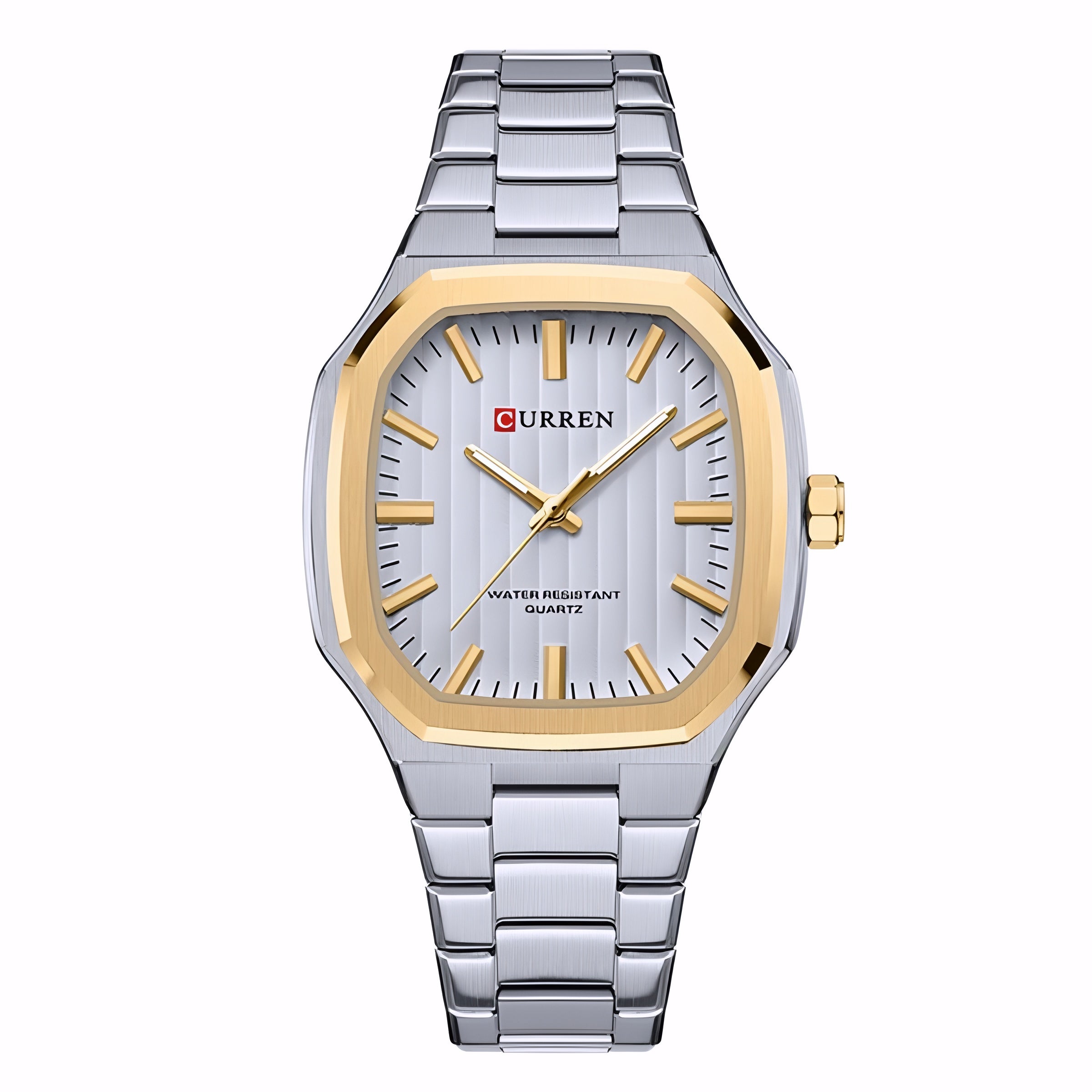 Curren 8458 men's stainless steel quartz watch