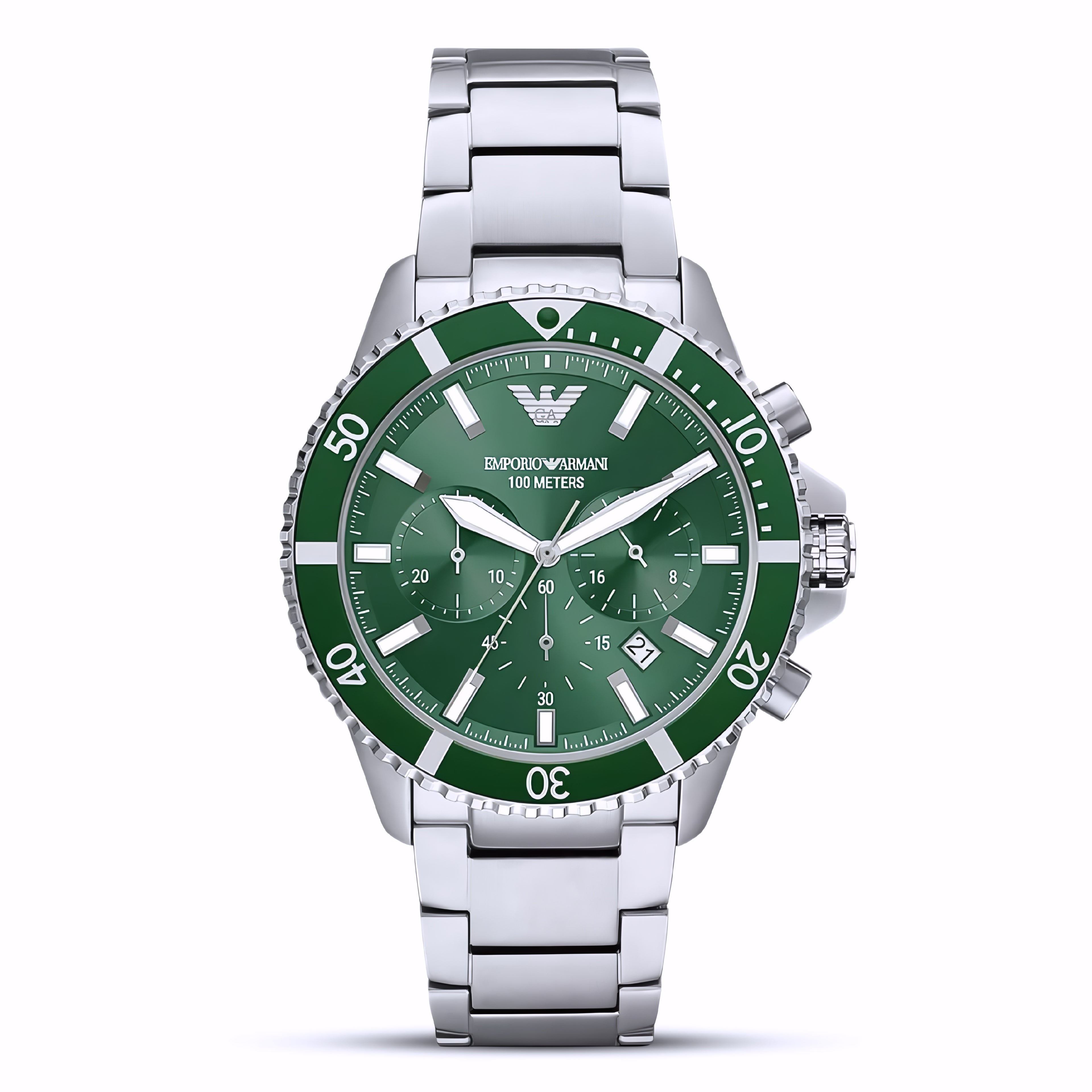 Emporio Armani World Explorer solar-powered chronograph watch