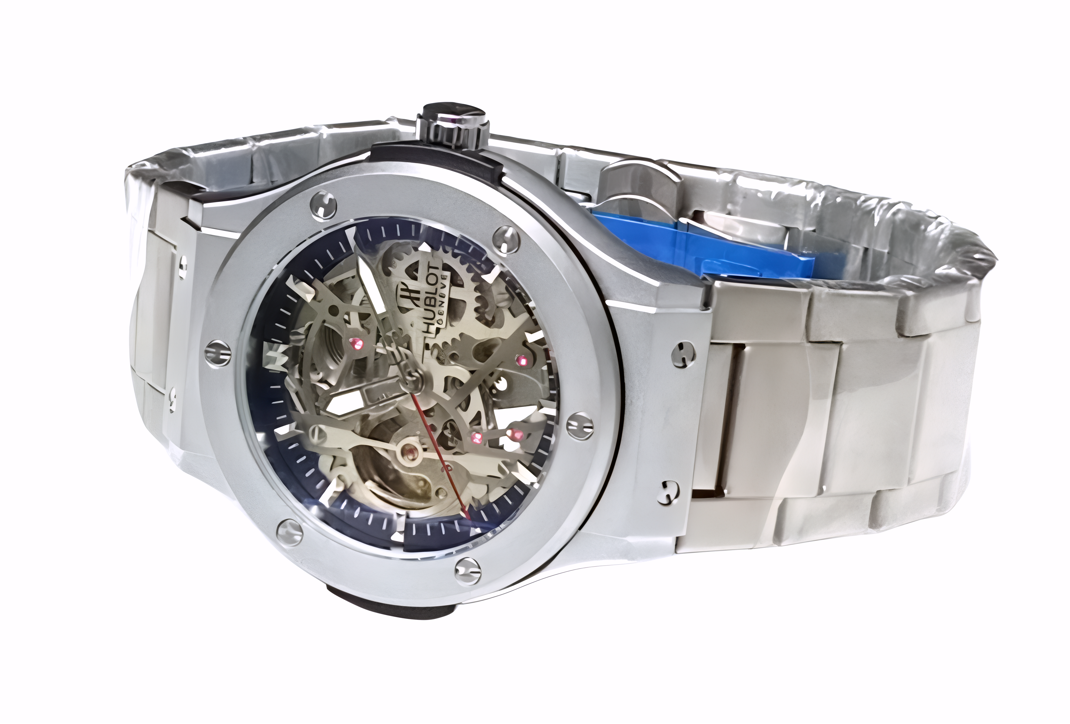 This is a Hublot automatic mechanical wristwatch.