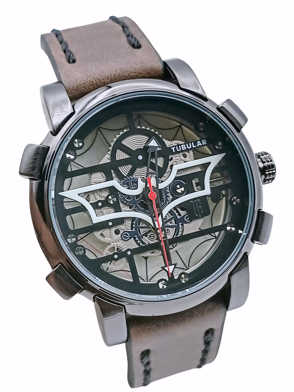 Tubular Luminous (Batman Edition) skeleton analog watch