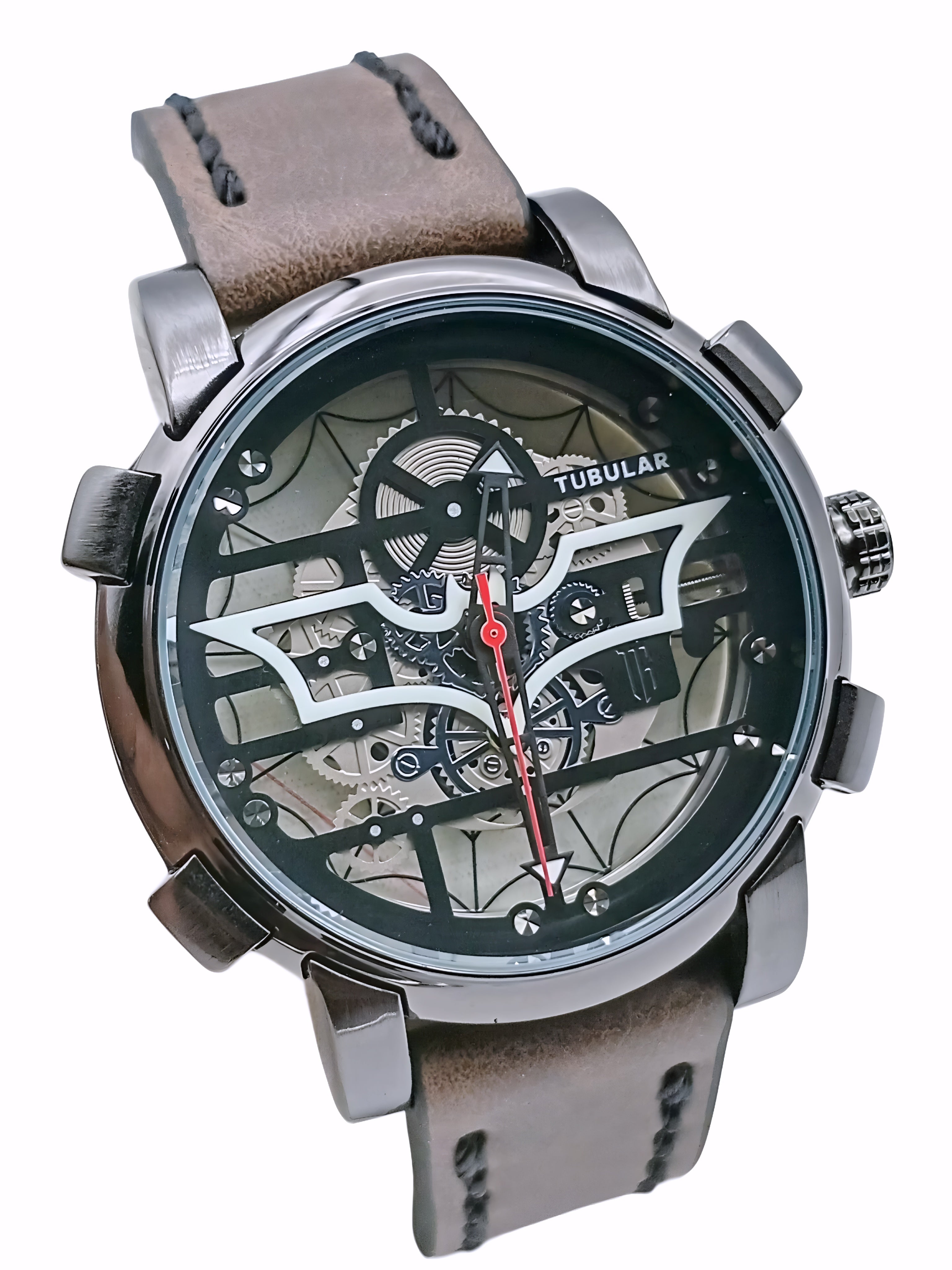 Tubular Luminous (Batman Edition) skeleton analog watch