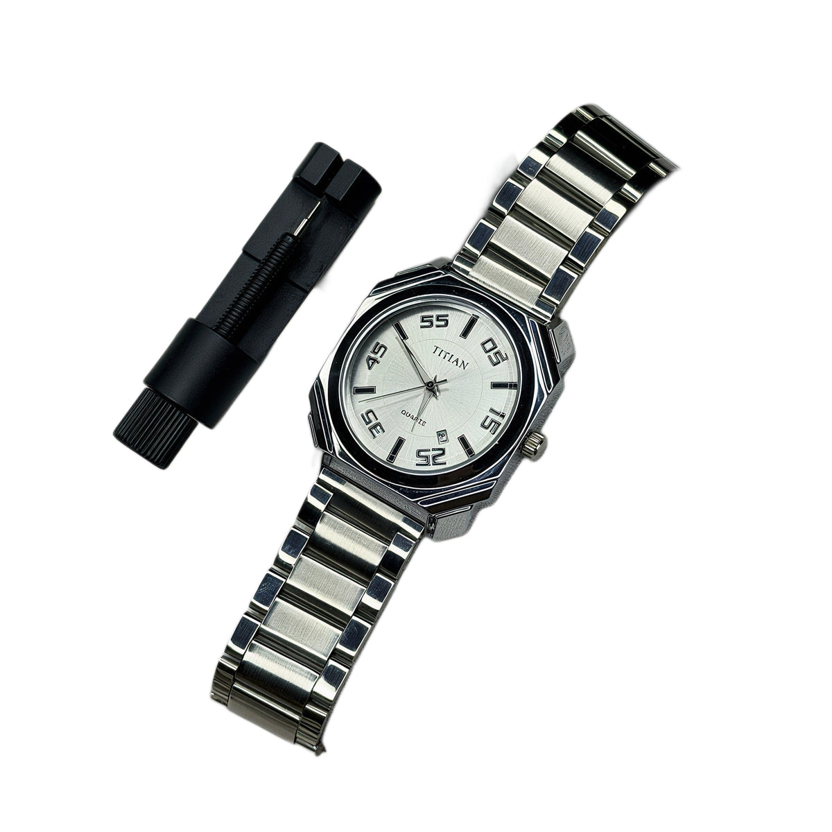 Titan Premium Stainless Steel Watch