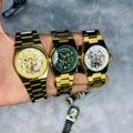 Binbond men's skeleton watch